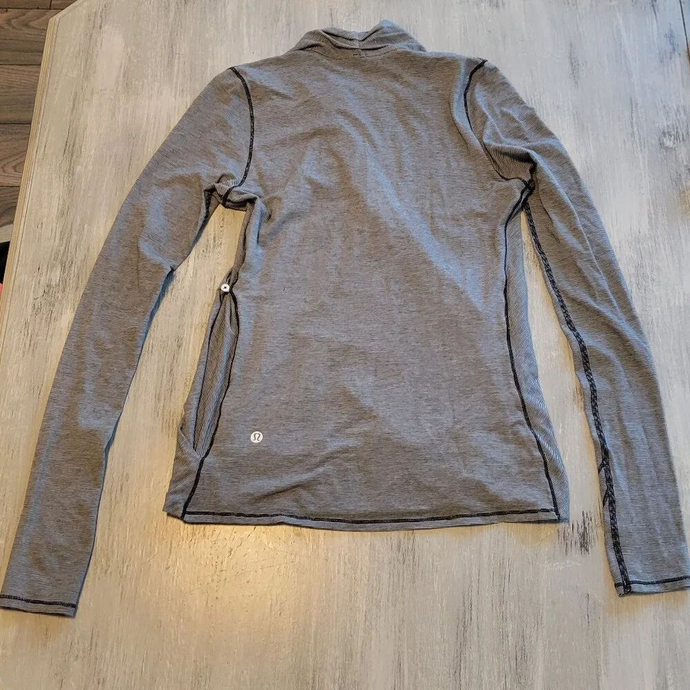 Lululemon Radiant Long Sleeve Wee Stripe Pima Cotton - Picture 4 of 6